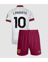 West Ham United Lucas Paqueta #10 Kolmaspaita Lasten 2024-25 Lyhythihainen (+ shortsit)